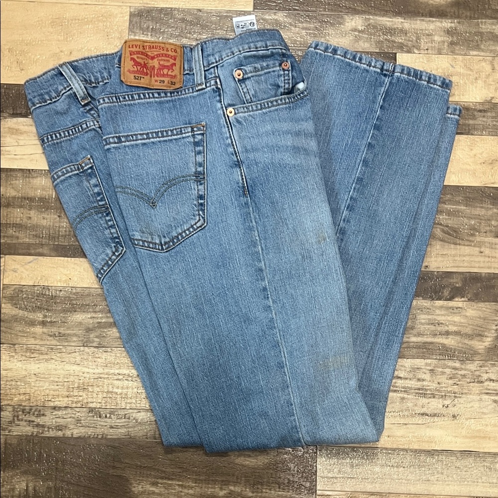 Levi's Men's Light Blue Straight Jeans